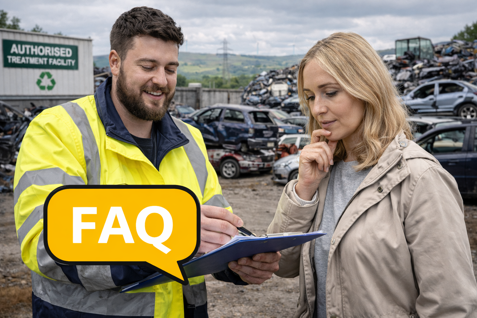 Scrap car FAQs and advice in Huddersfield